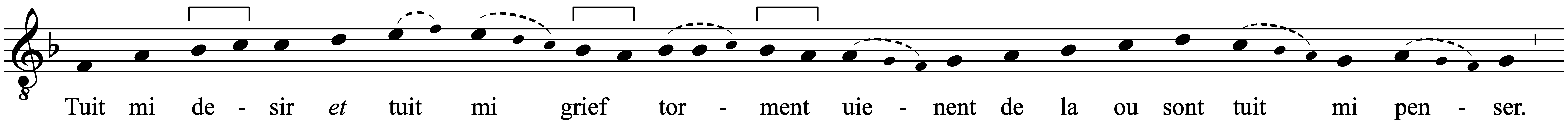 Work musical notation